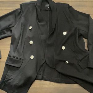 NWT Eloquii size 18 blazer. Soft structure style. Black.